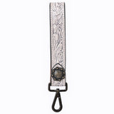 American Darling ADKR217 Hand Tooled Genuine Leather Wristlet Key Ring