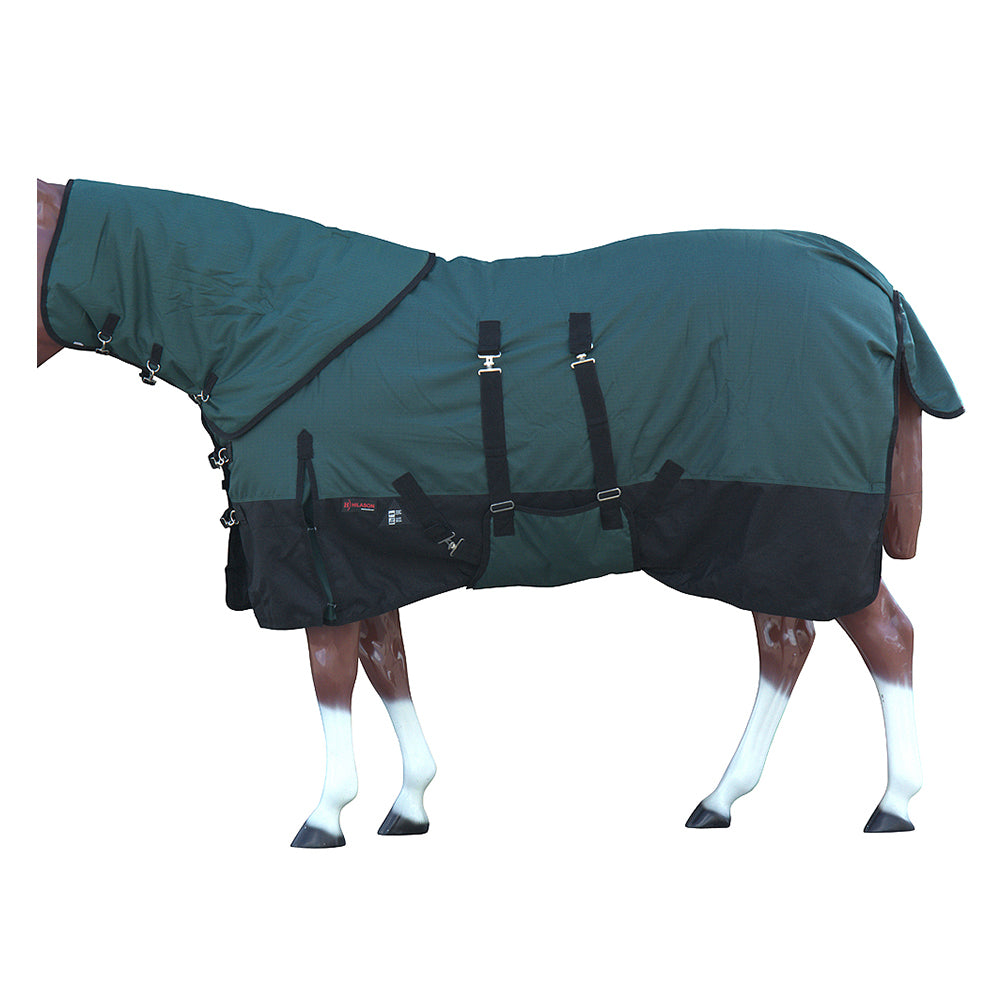 Hilason 1200D Waterproof Winter Horse Turnout Blanket Neck Cover Belly Wrap