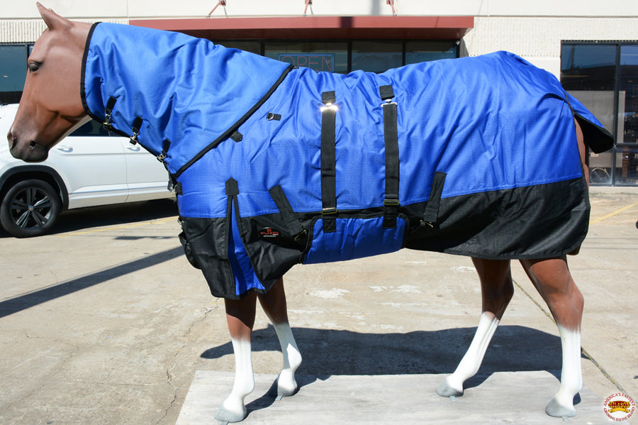 HILASON 1200D Waterproof Winter Horse Blanket Neck Cover Belly Wrap | Turnout Blankets for Horses