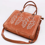 American Darling Tote Beautifully Suede Genuine Leather women handbag