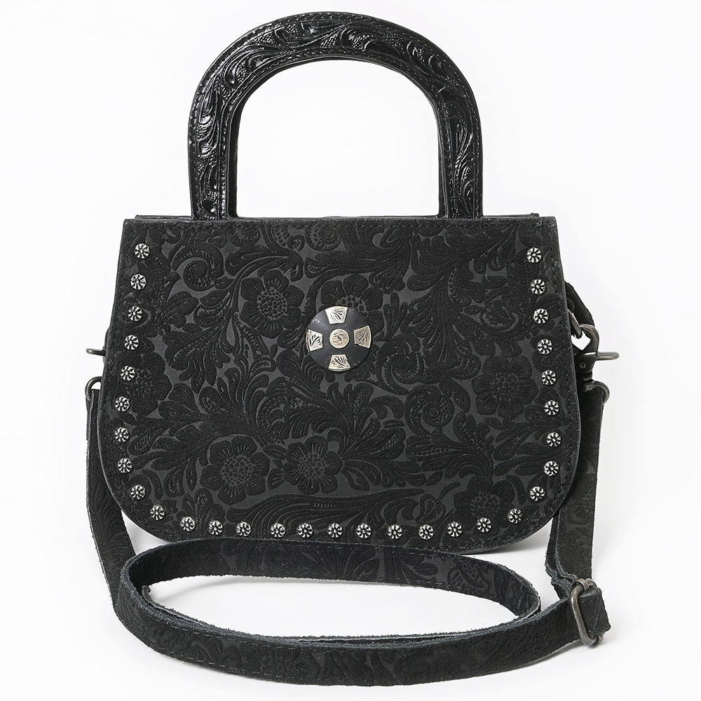 American Darling Crossbody Beautifully Suede Embosed Leather women bag Handbag