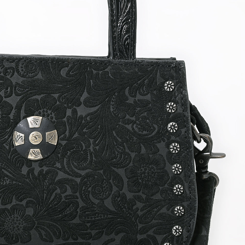 American Darling Crossbody Beautifully Suede Embosed Leather women bag Handbag
