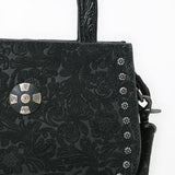American Darling Crossbody Beautifully Suede Embosed Leather women bag Handbag
