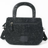 American Darling Crossbody Beautifully Suede Embosed Leather women bag Handbag