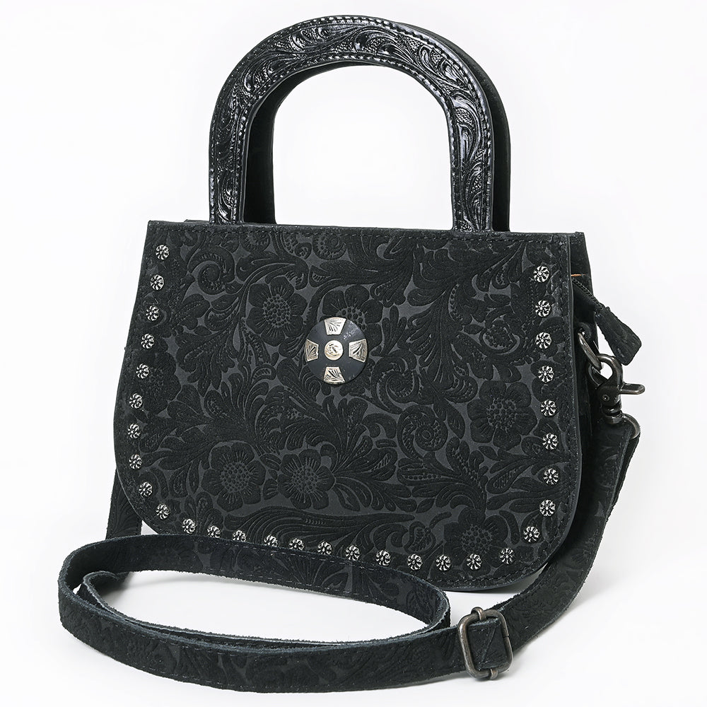 American Darling Crossbody Beautifully Suede Embosed Leather women bag Handbag