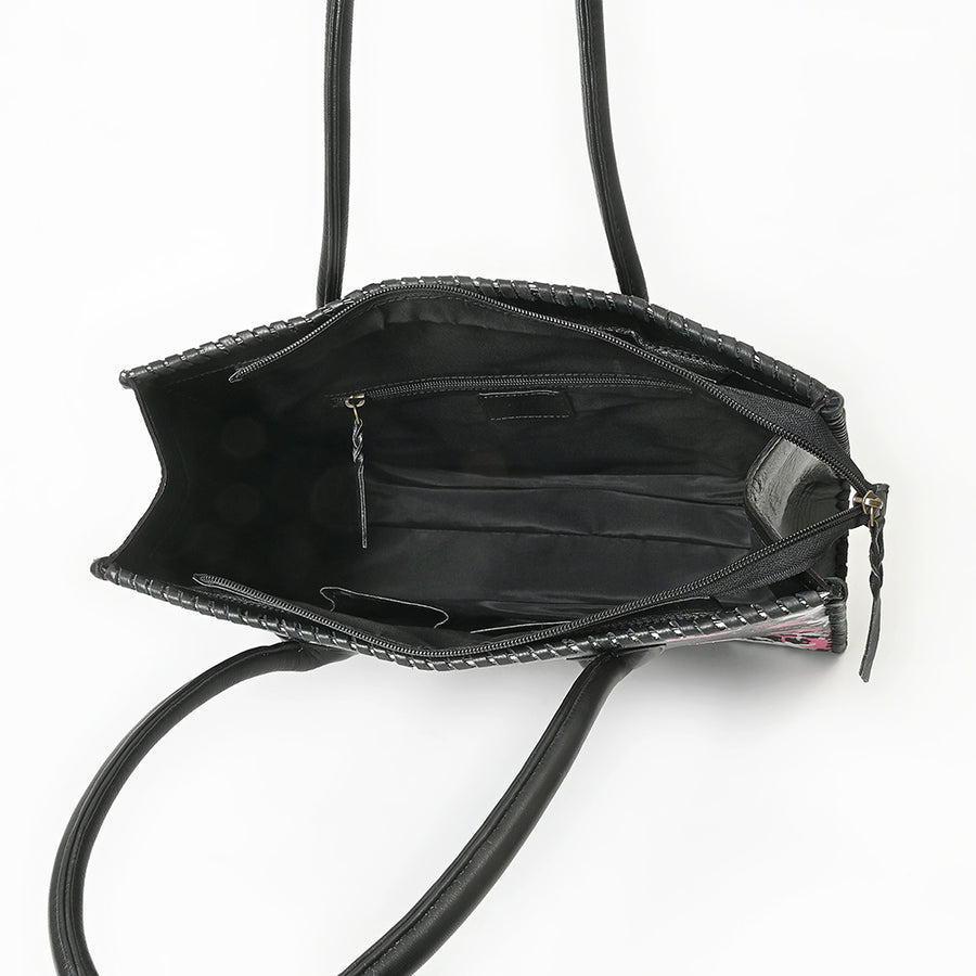 Never Mind Tote Genuine Leather Women Bag Western Handbag Purse