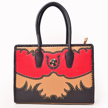 American Darling Tote Full Grain Genuine Leather Women Bag Western Handbag