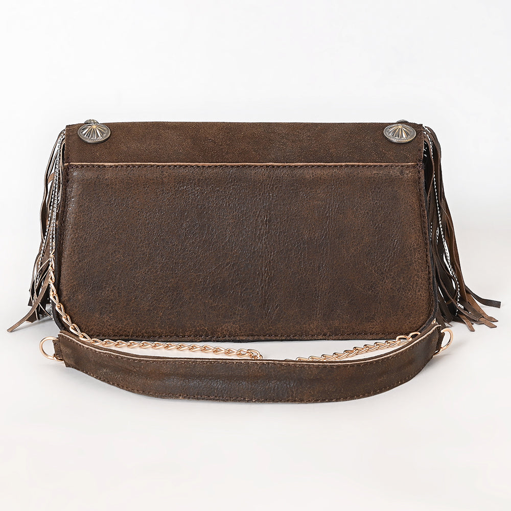 American Darling Shoulder Suede Genuine Leather Women Bag Western Handbag Purse