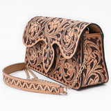 American Darling Small Crossbody Bag Beautifully Hand Tooled Leather women