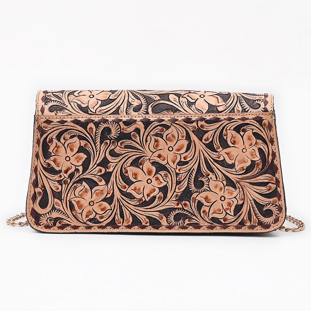 American Darling Small Crossbody Bag Beautifully Hand Tooled Leather women