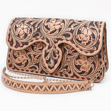 American Darling Small Crossbody Bag Beautifully Hand Tooled Leather women