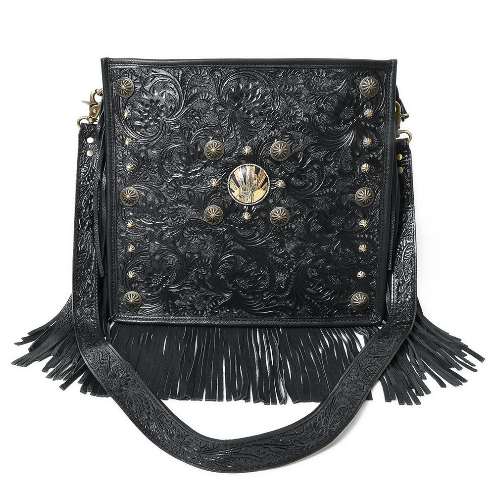 American Darling Large Crossbody Bag Beautifully hand tooled Leather women
