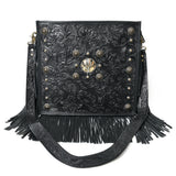 American Darling Large Crossbody Bag Beautifully hand tooled Leather women