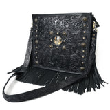 American Darling Large Crossbody Bag Beautifully hand tooled Leather women