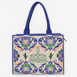 American Darling Tote Beautifully Leather Embroidered Design women handbag