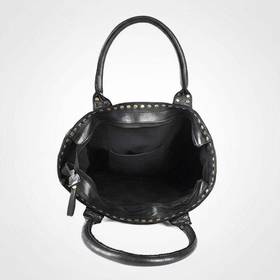 Spaghetti Western Tote Genuine Leather women bag handbag purse
