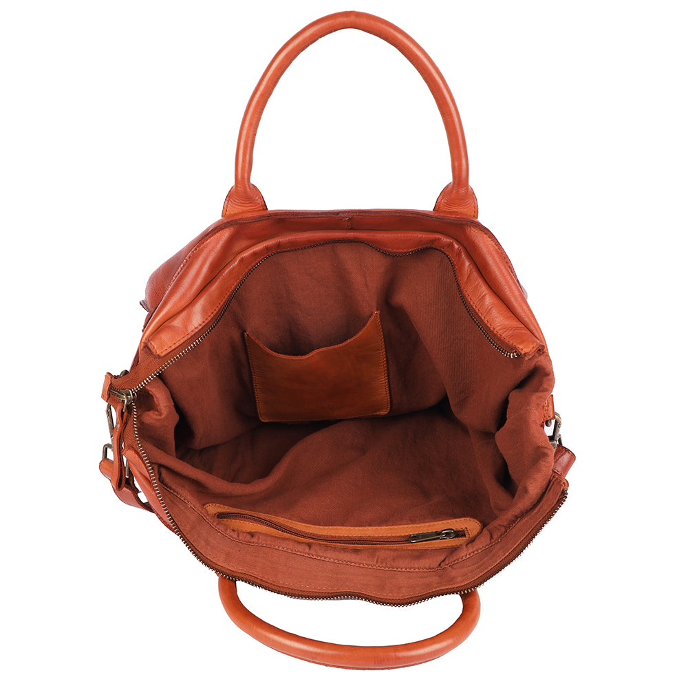 Spaghetti Western Tote Genuine Leather women bag handbag purse