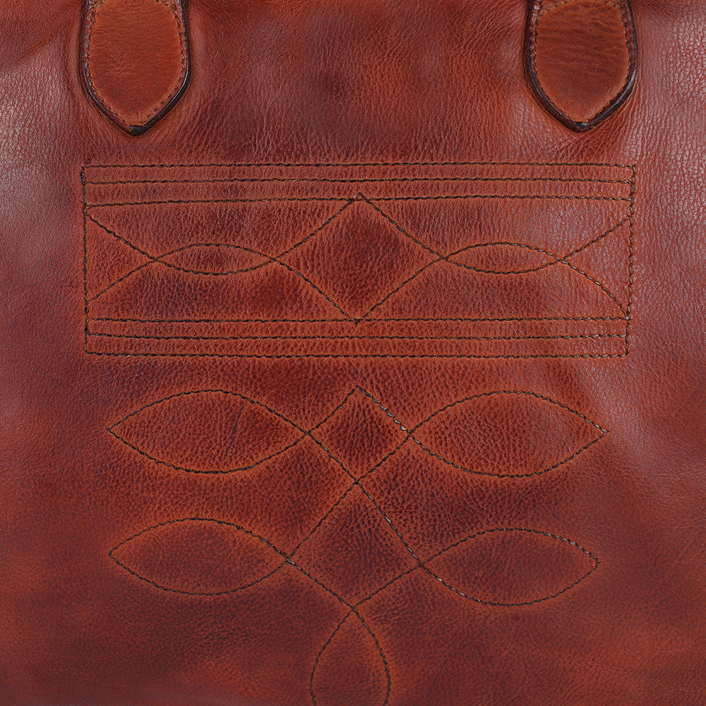 Spaghetti Western Tote Genuine Leather women bag handbag purse