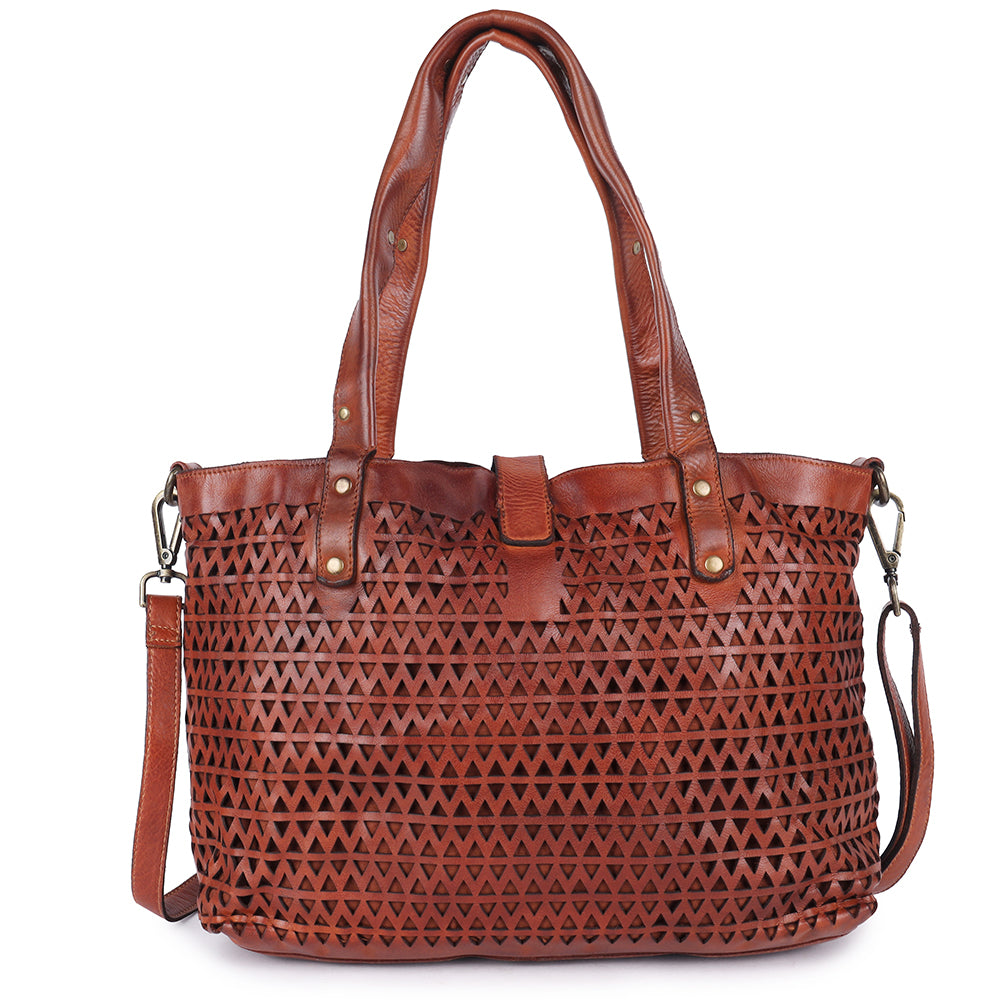 Spaghetti Western Tote Genuine Leather women bag handbag purse