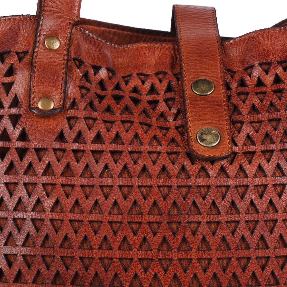 Spaghetti Western Tote Genuine Leather women bag handbag purse