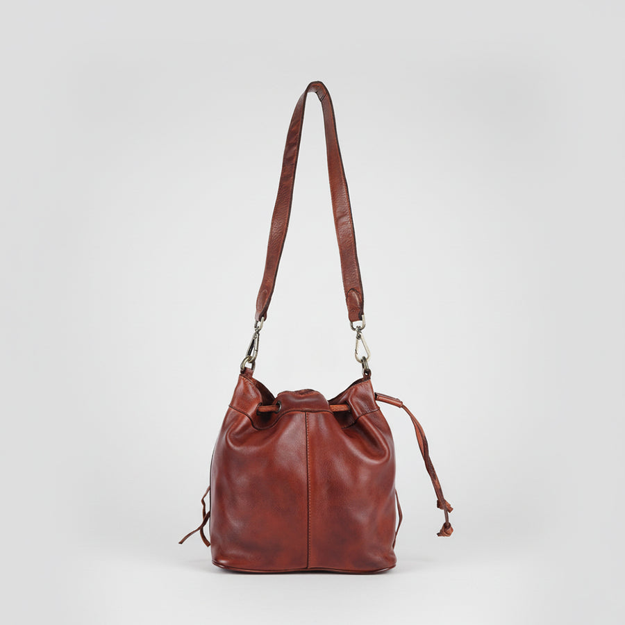 Spaghetti Western Bucket Genuine Leather women bag handbag purse
