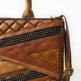 American Darling Tote Bag Beautifully Quilted Genuine Leather women bag