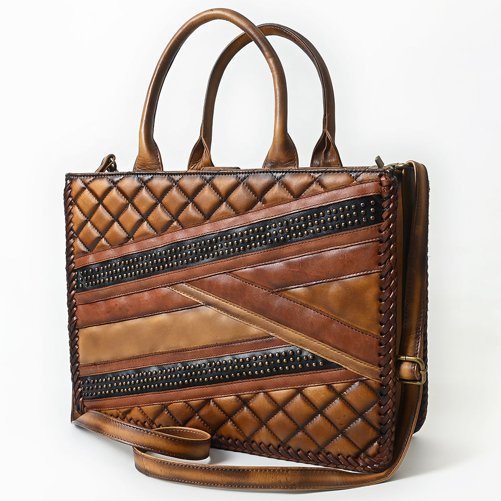 American Darling Tote Bag Beautifully Quilted Genuine Leather women bag