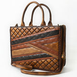 American Darling Tote Bag Beautifully Quilted Genuine Leather women bag