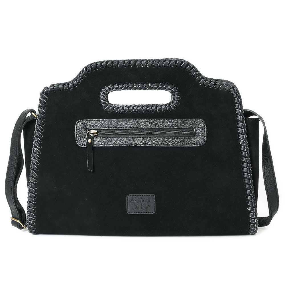 American Darling Clutch Beautifully Suede Genuine Leather women handbag Purse