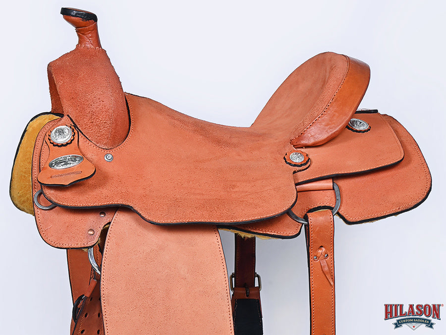 Hilason Western Horse Saddle American Leather Ranch Roping Cowboy