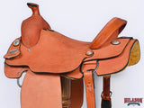 Hilason Western Horse Saddle American Leather Ranch Roping Cowboy