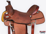 Hilason Western Horse Saddle American Leather Ranch Roping Cowboy