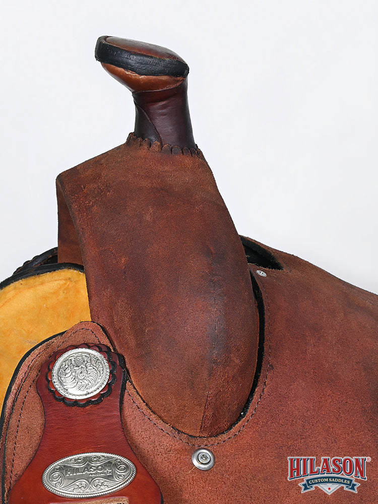 Hilason Western Horse Saddle American Leather Ranch Roping Cowboy