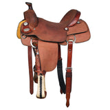 Hilason Western Horse Saddle American Leather Ranch Roping Cowboy