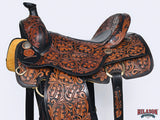Hilason Western Horse Saddle American Leather Ranch Roping Cowboy