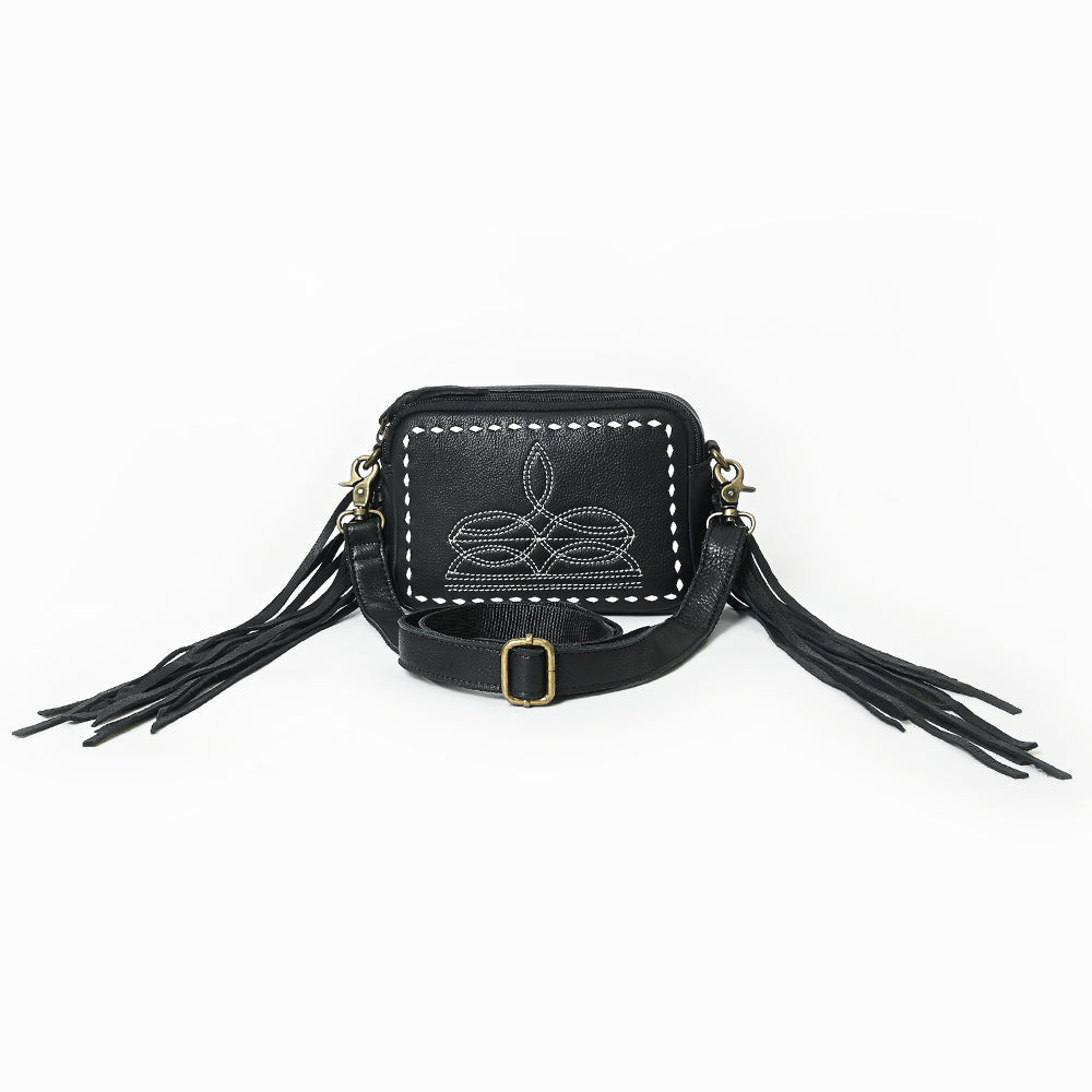 American Darling Camera Bag Genuine Western Leather Unisex| Shoulder Bag Case with Adjustable Shoulder Strap