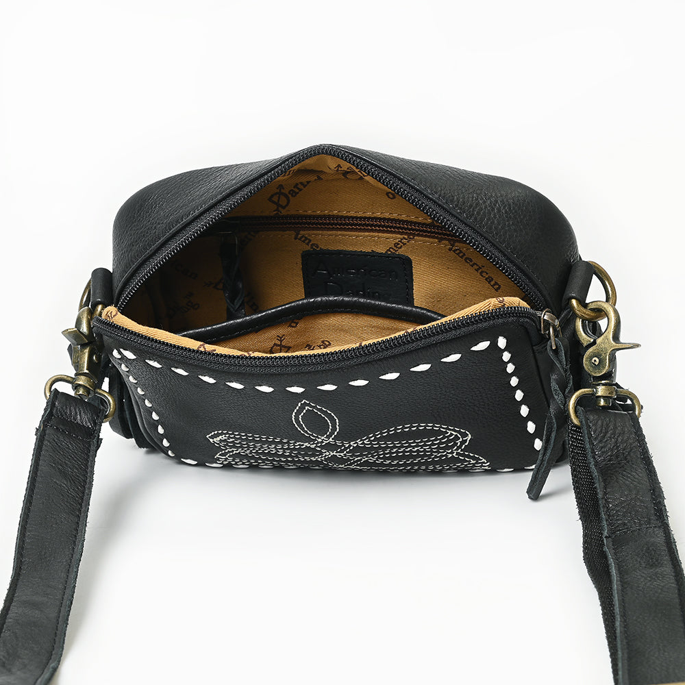 American Darling Camera Bag Genuine Western Leather Unisex| Shoulder Bag Case with Adjustable Shoulder Strap