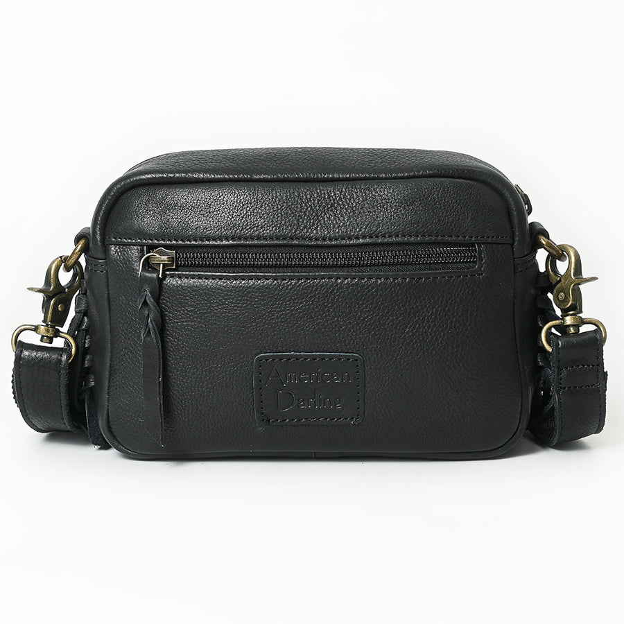 American Darling Camera Bag Genuine Western Leather Unisex| Shoulder Bag Case with Shoulder Strap