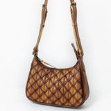 American Darling Hobo Bag Beautifully Quilted Genuine Leather women bag