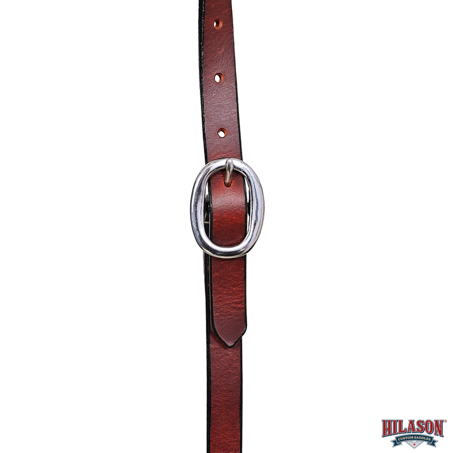 HILASON Western Horse Genuine Leather One Ear Headstall Tack Plain Dark Brown