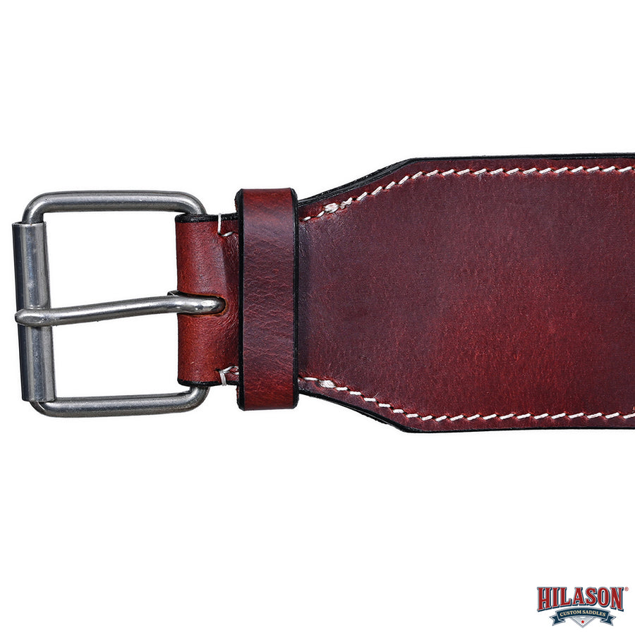 HILASON Western Horse Genuine Leather Girth Cinch Dark Brown