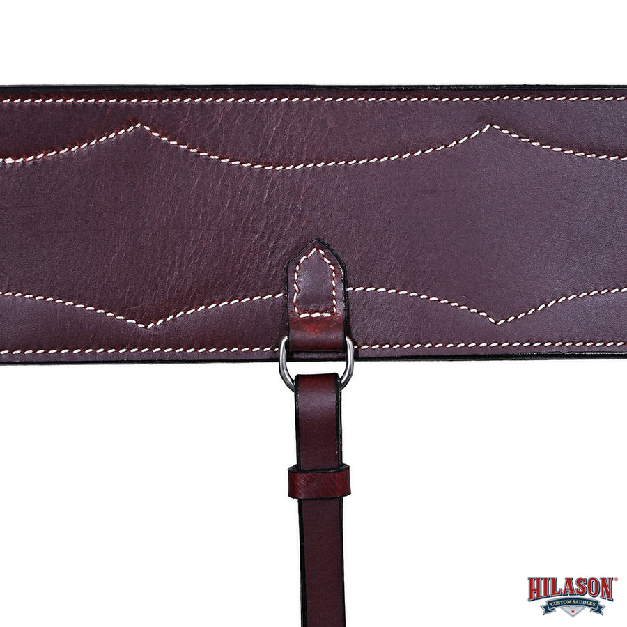 HILASON Western Horse Genuine Leather Girth Cinch Dark Brown