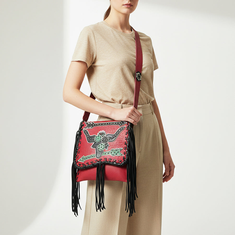 American Darling Messenger Bag Beautifully Full Grain Genuine Leather women