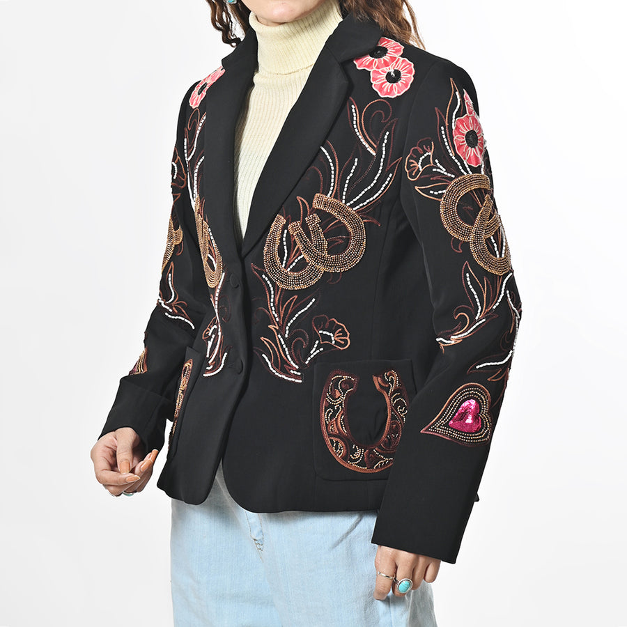 American Darling Western Apparel Bag Embroidered Premium Fabric Handcrafted Garment Carrier for Travel and Storage