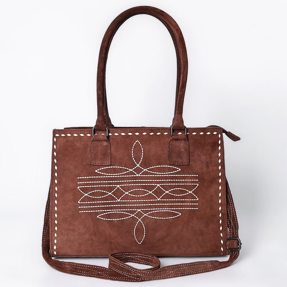 American Darling Tote Genuine Suede Leather Women Bag Western Handbag Purse