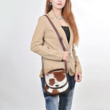 American Darling Crossbody Hair-On Genuine Leather Women Bag Western Handbag Purse