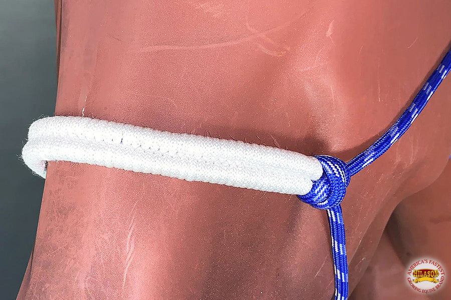 HILASON Western Horse Poly Rope Tied Adjustable Halter 8 Ft Lead