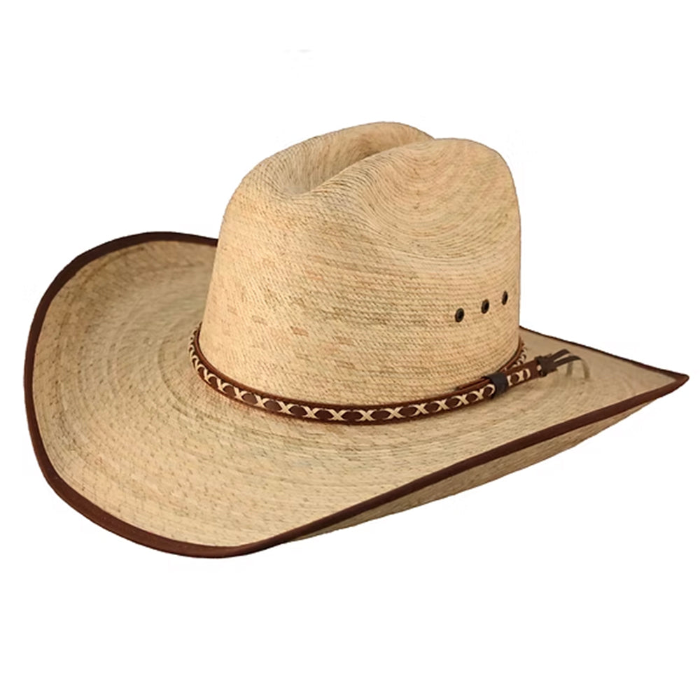 Lonestar Straw Cowboy Hat For Men & Women Breathable Western Wide Brim for Sun Protection
