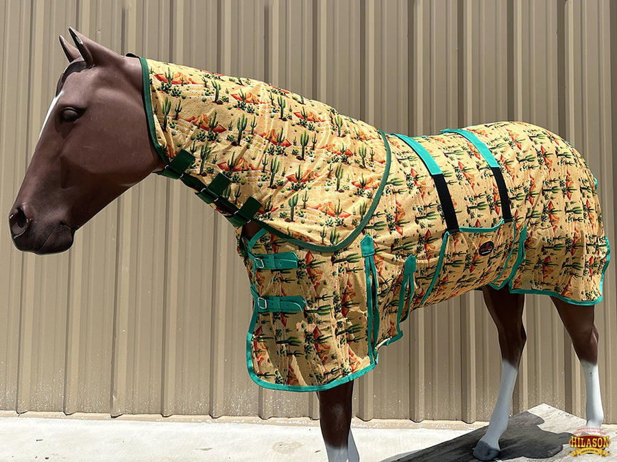 HILASON Horse Fly Sheet UV Protect Breathable Mesh Bug Mosquito Spring | Summer Horse Rug | Fly Rug