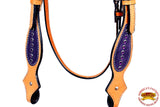 HILASON Western Horse Headstall Tack Genuine American Leather Tan